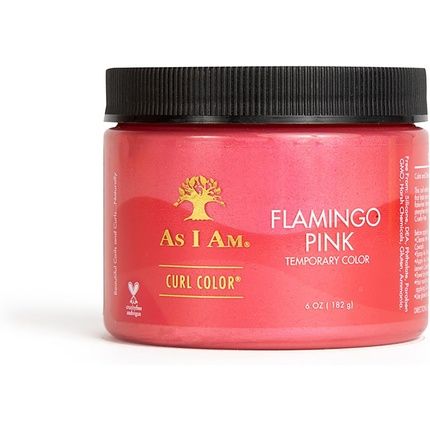 As I Am Curl Color Flamingo Pink لون مؤقت وجل تجعيد 6oz