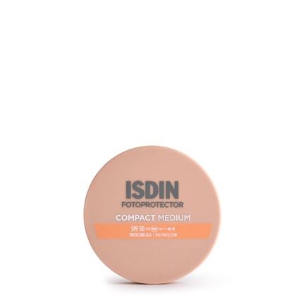 Isdin Fotoprotector Compact Medium Spf 50 10G - High Protection Sunscreen