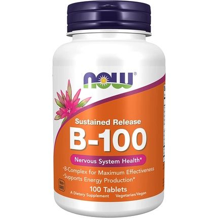 Now Nf B-100 Sustained Release 100 Tablets