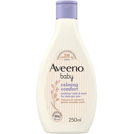 Aveeno Baby Calming Comfort Bedtime Bath & Wash 250Ml