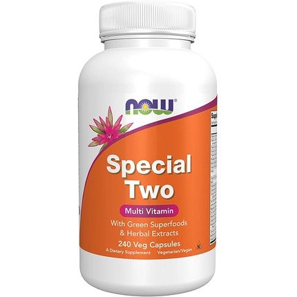 Now Special Two With Green Superfoods & Herbal Extracts 240 Veg Capsules