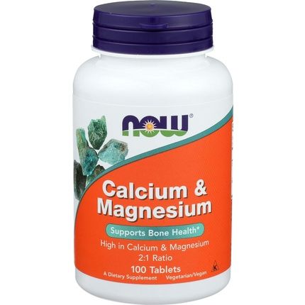 Now Foods Cal Mag 500/250Mg 100 Ct Unflavored
