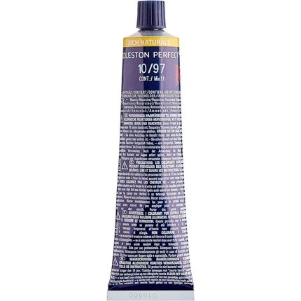 Wella Koleston Perfect Me+ Kp Rich Naturals 10/97 Light Ash Blonde Brown Hair Color