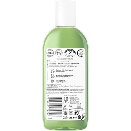 Dove Powered By Plants Oil Body Wash Eucalyptus Shower Gel - 250Ml