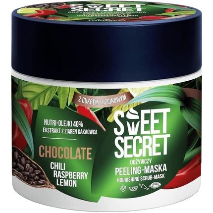 Sweet Secret Nourishing Peeling Body Mask With Cane Sugar 200G Chocolate