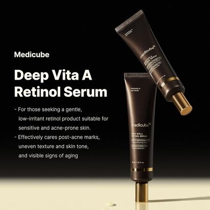 Medicube Deep Reviving Bakuchiol Retinol Facial Serum - Anti-Aging