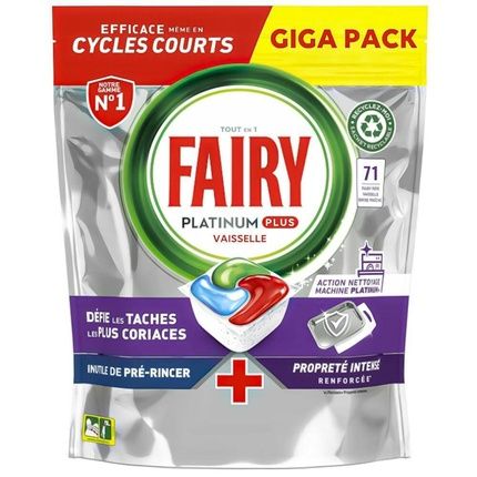 Fairy Dishwasher Capsules 71 Platinum