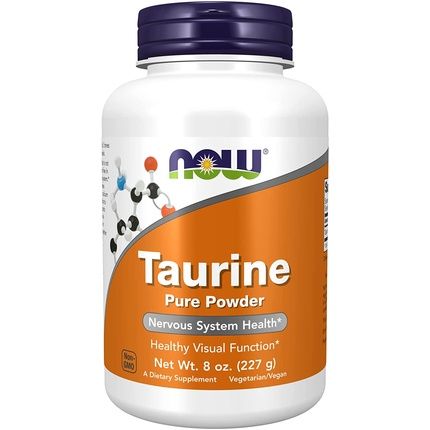 Now Taurine Pure Powder Amino Acid Supplement 8Oz