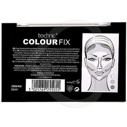 Technic Colour Fix Pressed Powder Contour Palette 28G