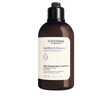L'Occitane Gentle & Balance Conditioner 250Ml Silicone & Sulfate Free Vegan & 96% Readily Biodegradable Enriched With Essential Oils Luxury & Clean Beauty Hair Care For All Hair Types
