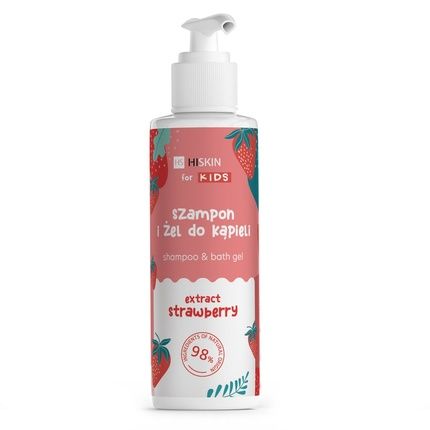 Hiskin Kids Shampoo And Bath Gel Strawberry 280Ml