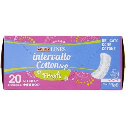Lines 100% Cotton Panty Liners - Pack Of 24