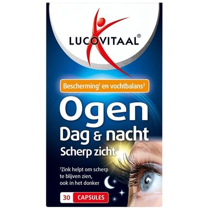 Lucovitaal - Eyes Day & Night Sharp Vision - 30 Capsules - Food Supplements