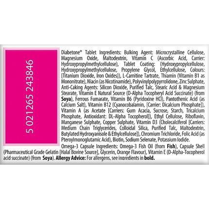 Vitabiotics Diabetone Plus 56 Tablets/Capsules
