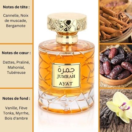 Ayat Perfumes Jumrah 100Ml - Made In Dubai With Spicy Notes Of Amber, Vanilla, Cinnamon, And Woody - Oriental Edp For Women And Men