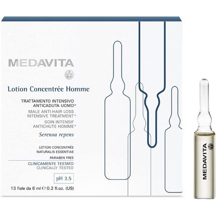 Medavita Trattamento Intensivo Anticaduta Uomo Ph3.5 Lotion Concentree Homme 13X6Ml Ampuls