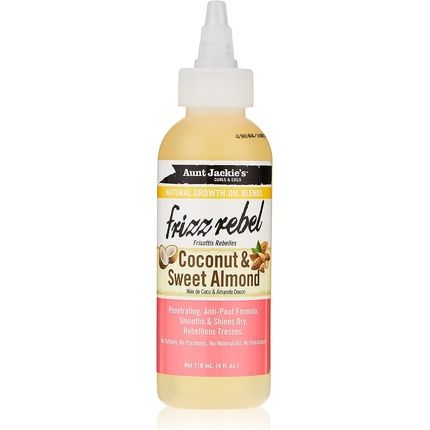 Aunt Jackie'S Frizz Rebel With Coconut Sweet Almond Oil 118Ml