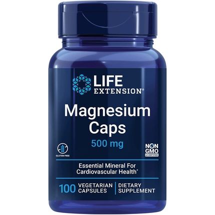Magnesium Caps 500Mg 100 Vegetarian Capsules