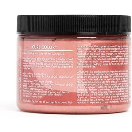 As I Am Curl Color Rose Gold Temporary Color & Curling Gel 6Oz - Image 3