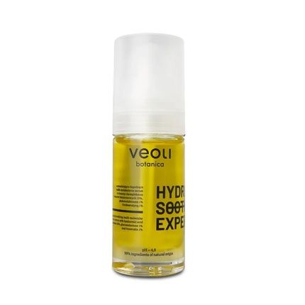 Veoli Botanica Hydra Soothing Expert Multi-Molecular Face Serum With 15% Hyaluronic Acid, 1% Gluconolactone, And 1% Troxerutin - 30Ml