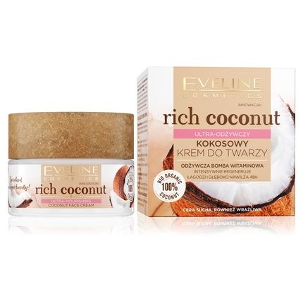 Eveline Rich Coconut Ultra-Nourishing Coconut Face Cream 50Ml