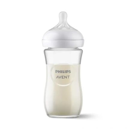Philips Avent Natural Response Glass Bottle 240Ml Suitable From 1 Month