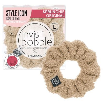 Invisibobble Scrunchie Teddy Hair Tie Plush Scrunchie