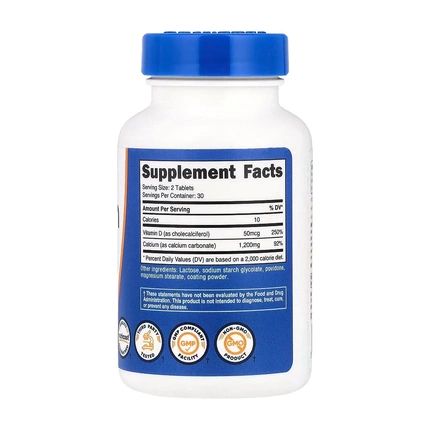 Nutricost Calcium With Vitamin D3 60 Tablets