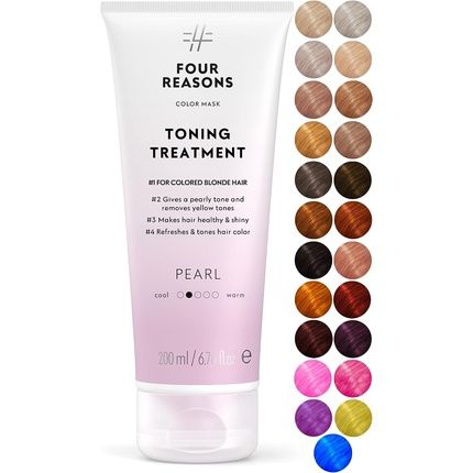 Four Reasons Color Mask Pearl Blond Toning Treatment Colour Depositing Conditioner 200Ml