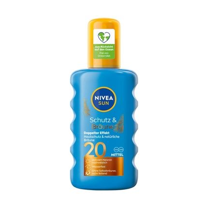 Nivea Sun Sunscreen Spray Spf 20 Protection And Tan 200Ml