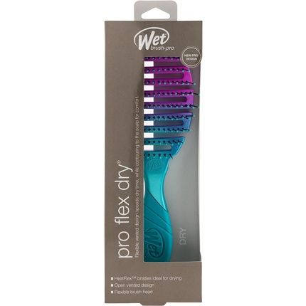 Wet Brush Pro Flex Dry Brush Teal Ombre For Unisex Hair - Image 3