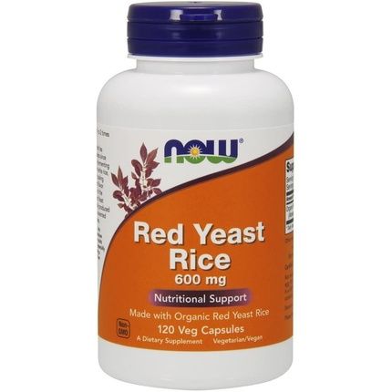Now Foods Red Yeast Rice 600Mg 120 Capsules