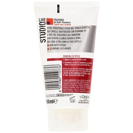 L'Oreal Studio Gel Tube Fix & F.4 Iperforte 150Ml - Hair Gel