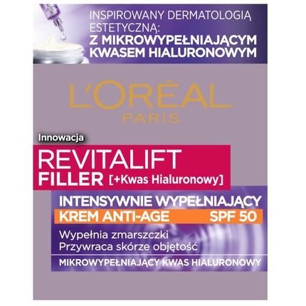 L'Oreal Revitalift Filler Anti-Aging Face Cream 50Ml