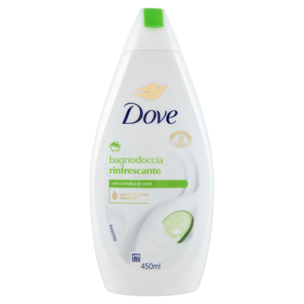 Dove Refreshing Shower Gel With Cucumber And Green Tea 450 Ml