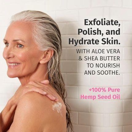 Hempz Sugar Body Scrub Original Floral & Bananas All Natural Exfoliating - Image 3