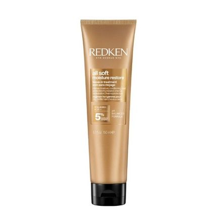 Redken All Soft Moisture Restore Leavein Treatment 150 Ml For Dry And Brittle Hair - Image 3