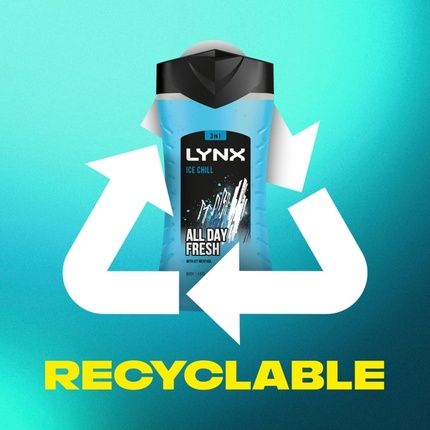 Lynx Ice Chill Shower Gel 225Ml - Image 3
