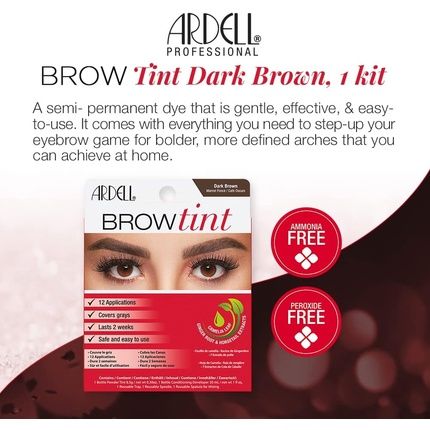 Ardell Brow Tint Dark Brown 8.87Ml
