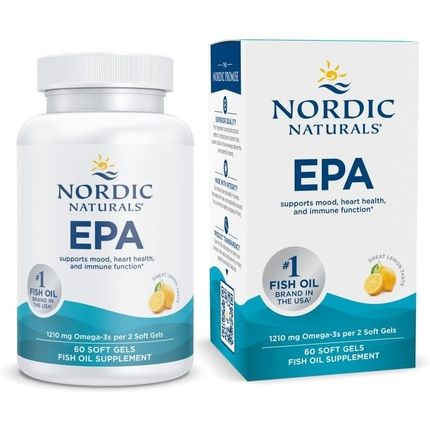 Nordic Naturals Epa Lemon 60 Soft Gels 1210Mg Omega-3