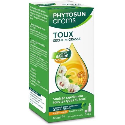 Phytosun Aroms Dry & Chesty Cough Syrup For Adults - Natural