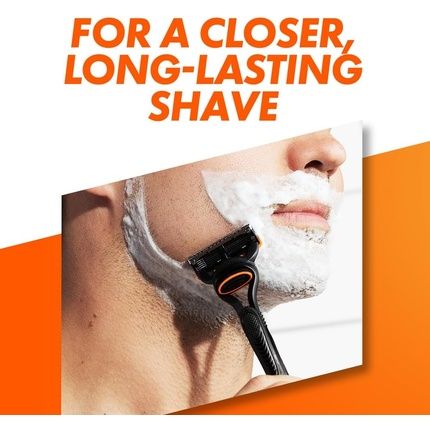 Gillette Fusion5 Men'S Razor With Precision Trimmer And 10 Razor Blade Refills 5 Anti-Friction Blades 1 Count