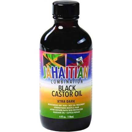 Jahaitian Combination Black Castor Oil Xtra Dark 4Oz