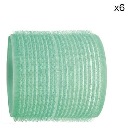 Shophair Velcro Rollers Green 60Mm X6