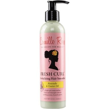 Fresh Curl Revitalising Hair Smoother 240Ml With Organic Avocado And Castor Oil - Peach Aroma