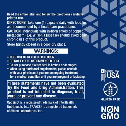 Life Extension Only Trace Minerals Daily Dose Of Zinc, Chromium, Boron, Vanadyl Sulfate & More 90 Vegetarian Capsules - Image 3