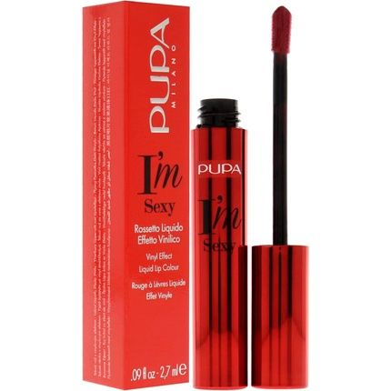 Pupa Milano I Am Sexy Vinyl Effect Liquid Lip Colour Lipstick 006 Strawberry - Image 3