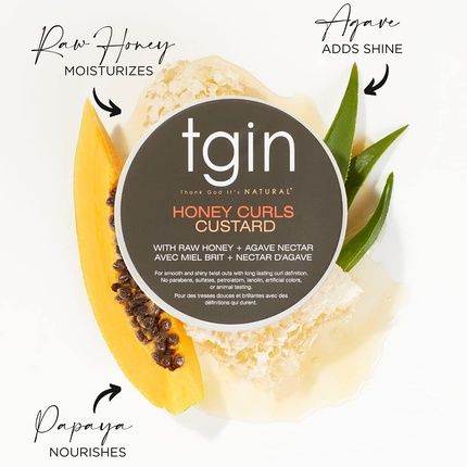 Tgin Honey Curls Custard For Natural Dry And Curly Hair - Image 3