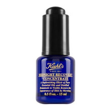Kiehl'S Midnight Recovery Concentrate Night Regenerating Oil Serum 30Ml For Fresh Skin Look