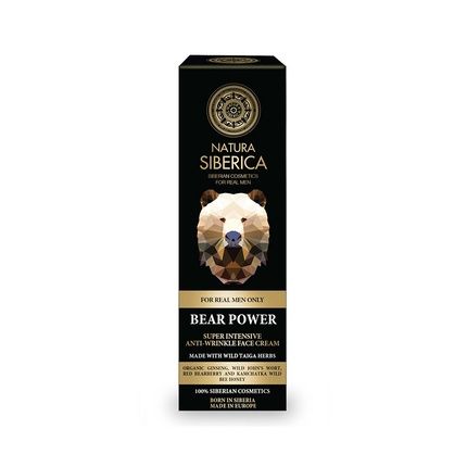 Siberica Professional Men Bear Power Super Intensive Anti-Wrinkle Face Cream - 50Ml